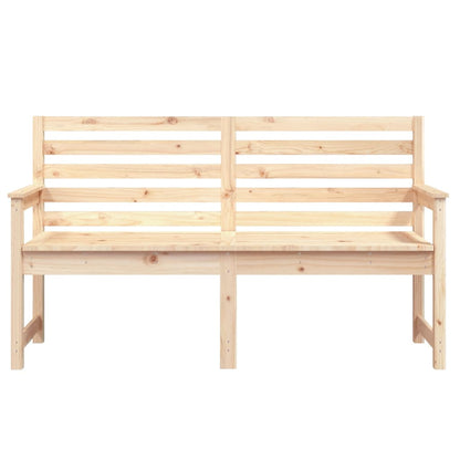 Zahradní Lavice 159,5 X 48 X 91,5 Cm Masivní Borové Dřevo