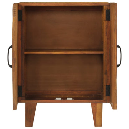 Ručně Vyřezávaný Příborník 55X30X75Cm Masivní Recyklované Dřevo