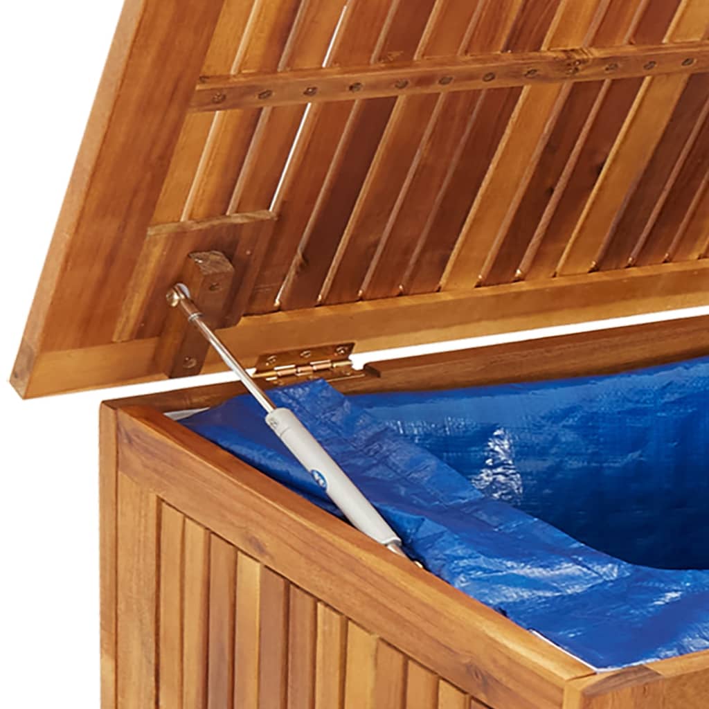 Zahradní Úložný Box S Kolečky Masivní Akácie