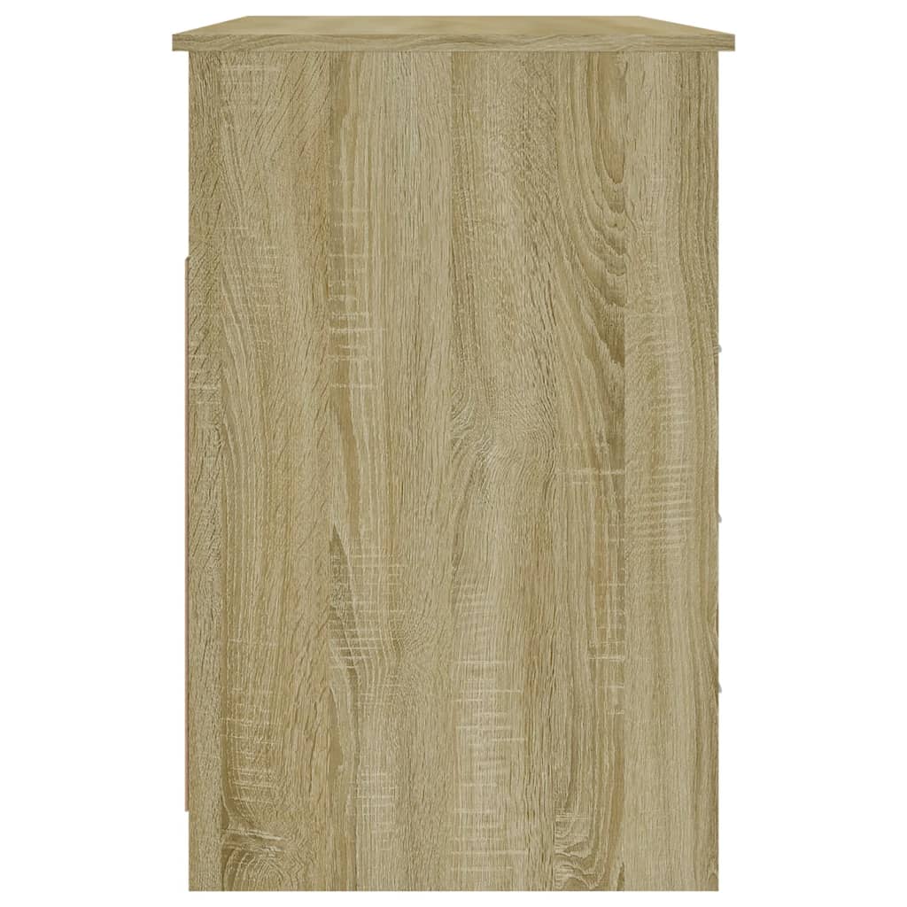 Psací Stůl Se Zásuvkami 102 X 50 X 76 Cm Kompozit