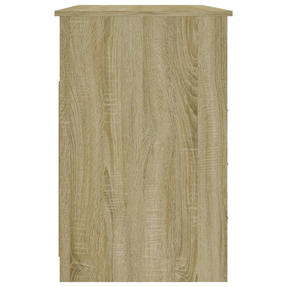 Psací Stůl Se Zásuvkami 102 X 50 X 76 Cm Kompozit