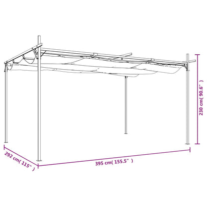 Pergola Se Zatahovací Střechou