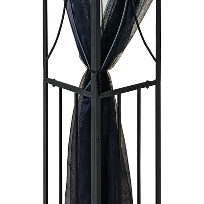 Altán S Bočními Stěnami Antracitový Ocel