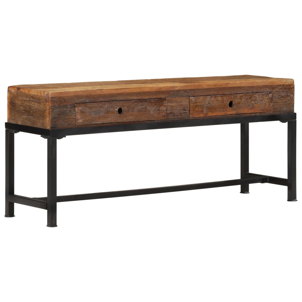 Tv Skříňka 110 X 30 X 46 Cm Masivní Recyklované Dřevo