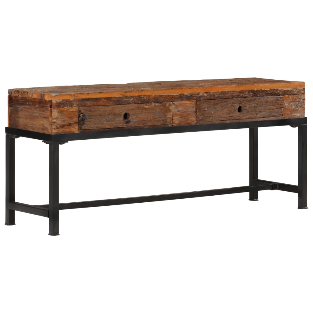 Tv Skříňka 110 X 30 X 46 Cm Masivní Recyklované Dřevo