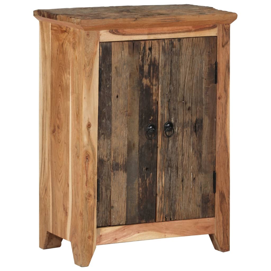 Příborník 55 X 33 X 75 Cm Masivní Akácie A Recyklované Dřevo