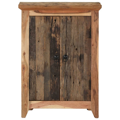 Příborník 55 X 33 X 75 Cm Masivní Akácie A Recyklované Dřevo