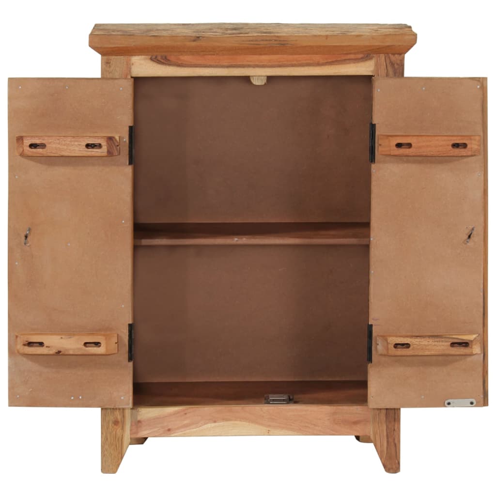 Příborník 55 X 33 X 75 Cm Masivní Akácie A Recyklované Dřevo