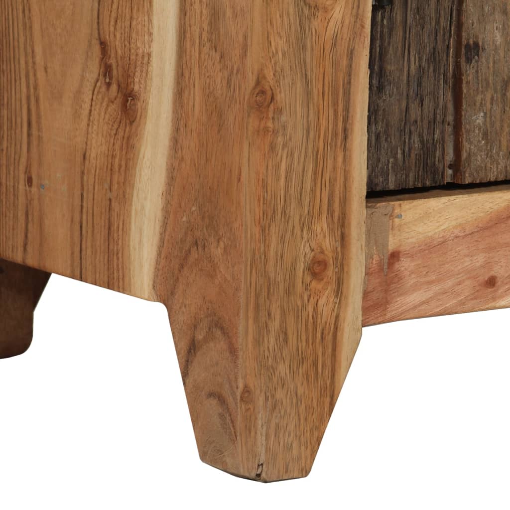 Příborník 55 X 33 X 75 Cm Masivní Akácie A Recyklované Dřevo