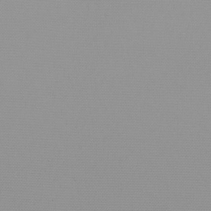 Podušky Na Židli Nízké Opěradlo 6 Ks Šedé 100X50X7 Cm Textil