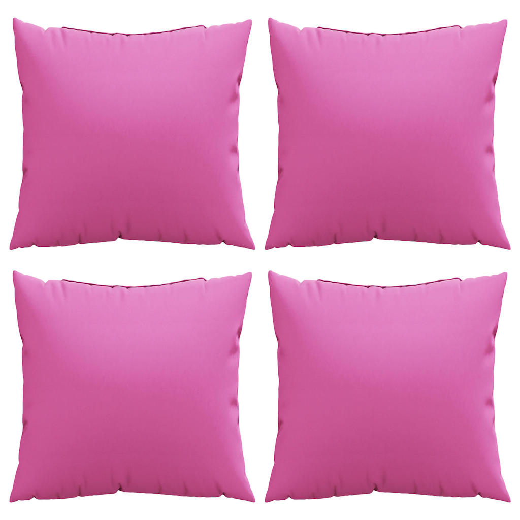 Závěsné Polštáře 4 Pcs Polyesterová Tkanina Růžová 60 X 60 Cm