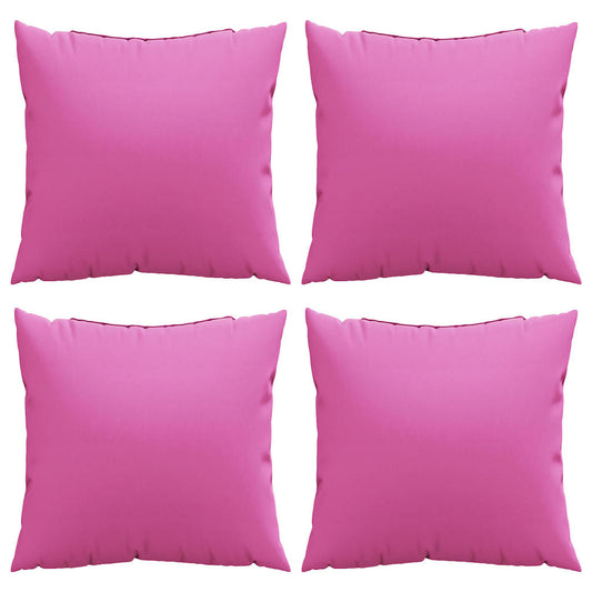 Závěsné Polštáře 4 Pcs Polyesterová Tkanina Růžová 60 X 60 Cm