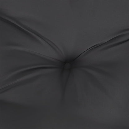 Poduška Na Palety Černá 60 X 60 X 12 Cm Textil