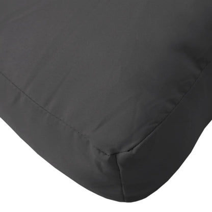 Poduška Na Palety Černá 60 X 60 X 12 Cm Textil