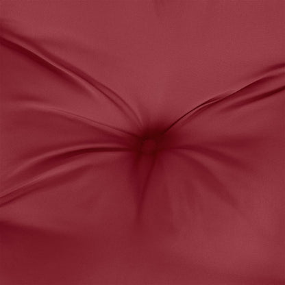 Poduška Na Palety Vínová 60 X 60 X 12 Cm Textil