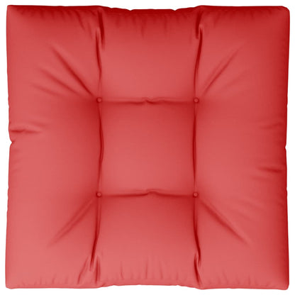 Poduška Na Palety Červená 70 X 70 X 12 Cm Textil