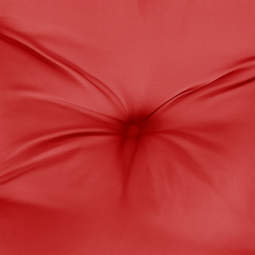 Poduška Na Palety Červená 70 X 70 X 12 Cm Textil