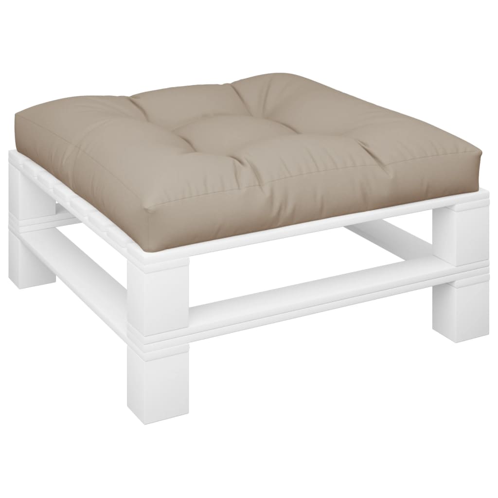 Poduška Na Palety Taupe 70 X 70 X 12 Cm Textil