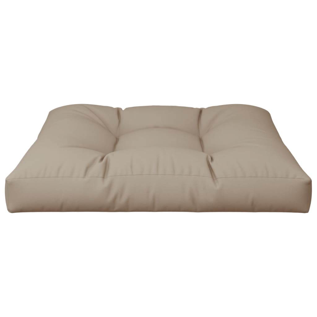 Poduška Na Palety Taupe 70 X 70 X 12 Cm Textil