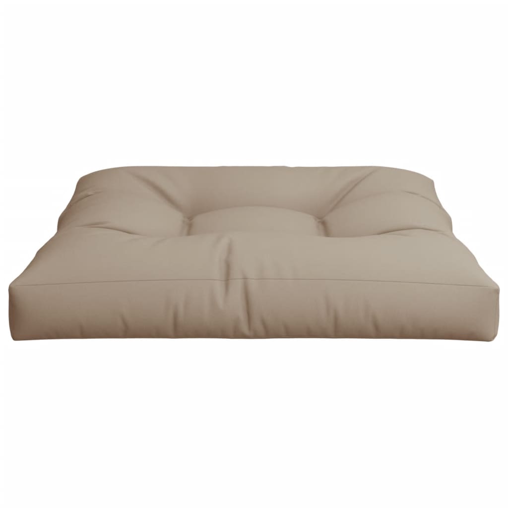 Poduška Na Palety Taupe 70 X 70 X 12 Cm Textil