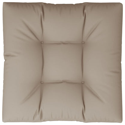 Poduška Na Palety Taupe 70 X 70 X 12 Cm Textil