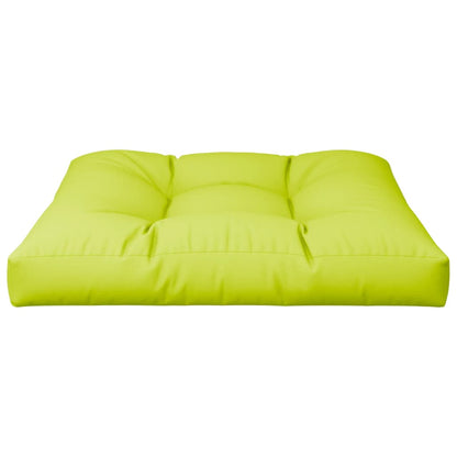 Poduška Na Palety Jasně Zelená 70 X 70 X 12 Cm Textil