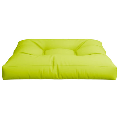 Poduška Na Palety Jasně Zelená 70 X 70 X 12 Cm Textil