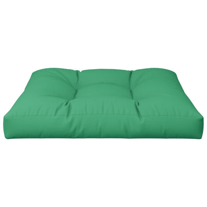 Poduška Na Palety Zelená 80 X 80 X 12 Cm Textil