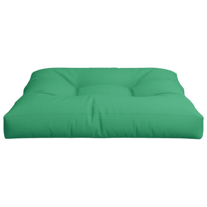 Poduška Na Palety Zelená 80 X 80 X 12 Cm Textil
