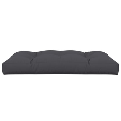 Poduška Na Palety Antracitová 120 X 80 X 12 Cm Textil