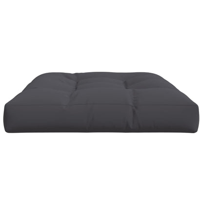 Poduška Na Palety Antracitová 120 X 80 X 12 Cm Textil