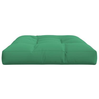 Poduška Na Palety Zelená 120 X 80 X 12 Cm Textil