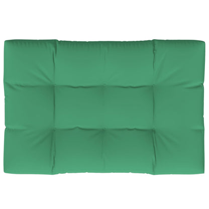 Poduška Na Palety Zelená 120 X 80 X 12 Cm Textil