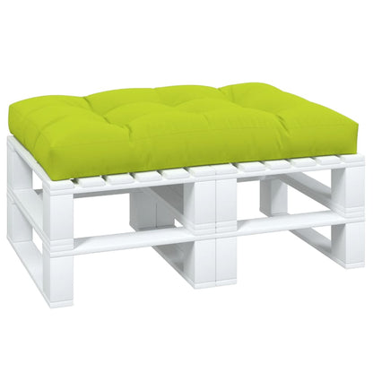Poduška Na Palety Jasně Zelená 120 X 80 X 12 Cm Textil