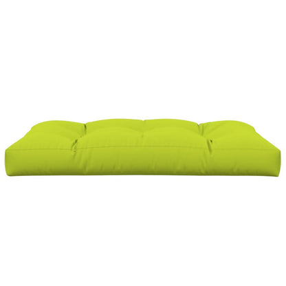 Poduška Na Palety Jasně Zelená 120 X 80 X 12 Cm Textil