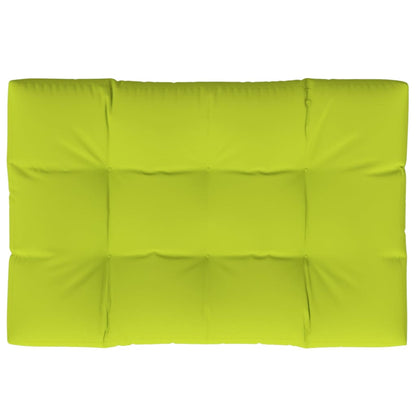 Poduška Na Palety Jasně Zelená 120 X 80 X 12 Cm Textil