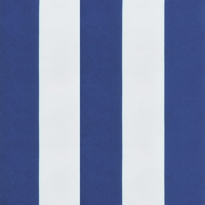 Poduška Na Palety Modré A Bílé Pruhy Textil Modro-Bílá