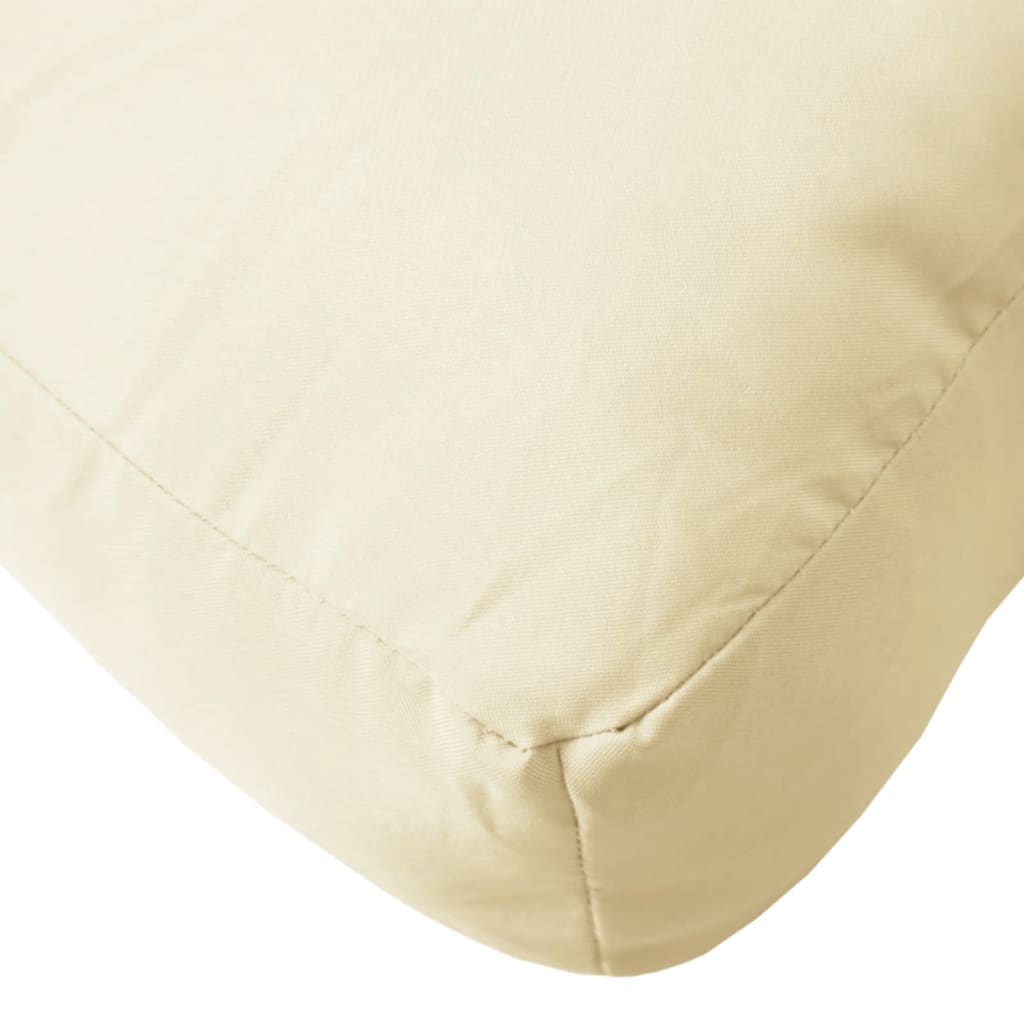 Poduška Na Palety Textil Krémová