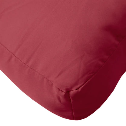 Poduška Na Palety Vínová 60 X 40 X 12 Cm Textil
