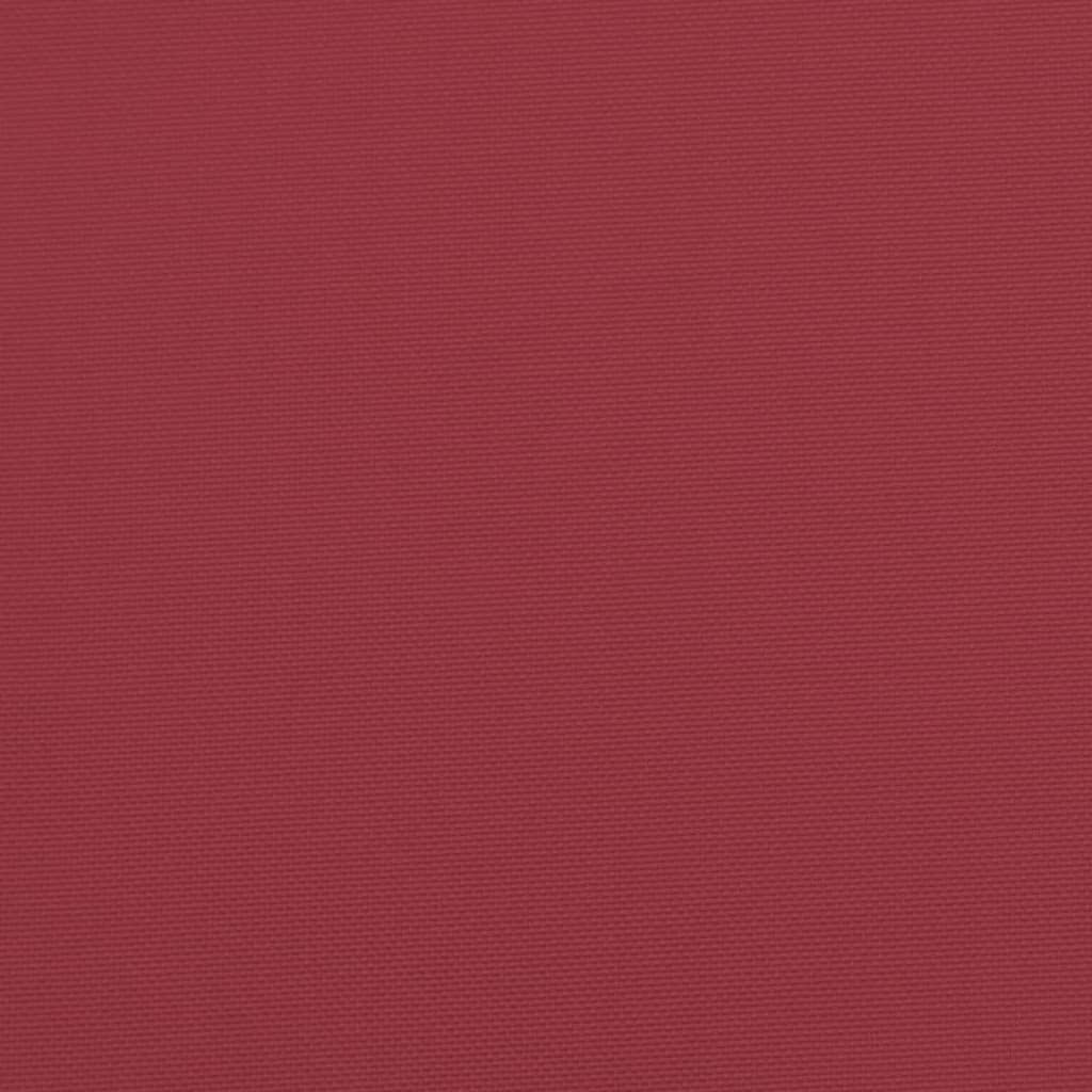 Poduška Na Palety Vínová 60 X 40 X 12 Cm Textil