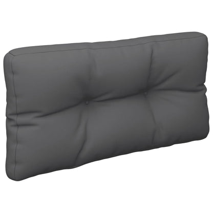 Poduška Na Palety Antracitová 70 X 40 X 12 Cm Textil