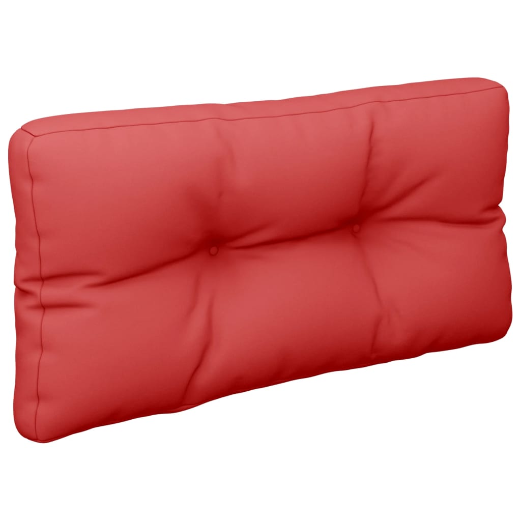 Poduška Na Palety Červená 70 X 40 X 12 Cm Textil