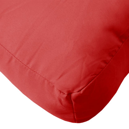Poduška Na Palety Červená 70 X 40 X 12 Cm Textil