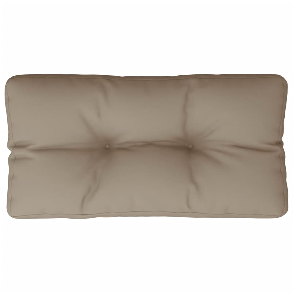 Poduška Na Palety Taupe 70 X 40 X 12 Cm Textil