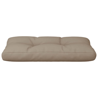 Poduška Na Palety Taupe 70 X 40 X 12 Cm Textil