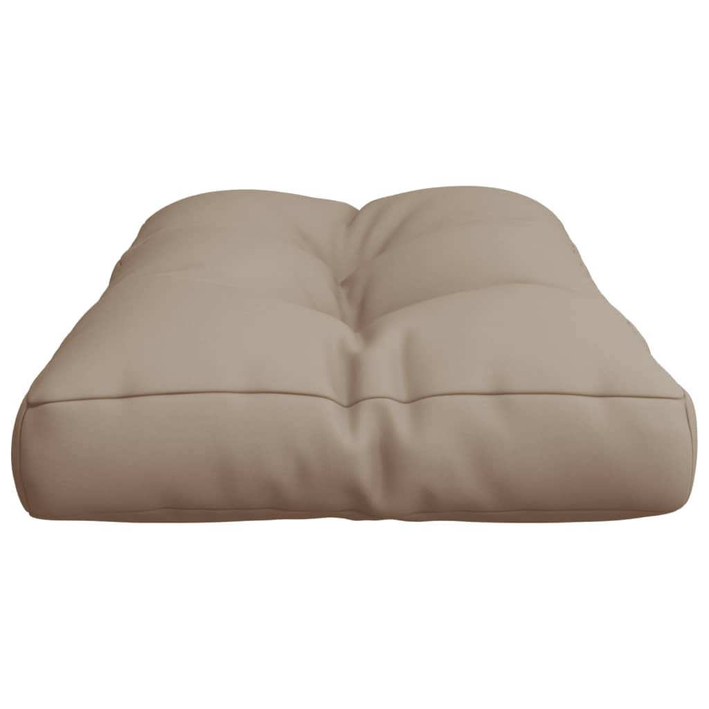 Poduška Na Palety Taupe 70 X 40 X 12 Cm Textil
