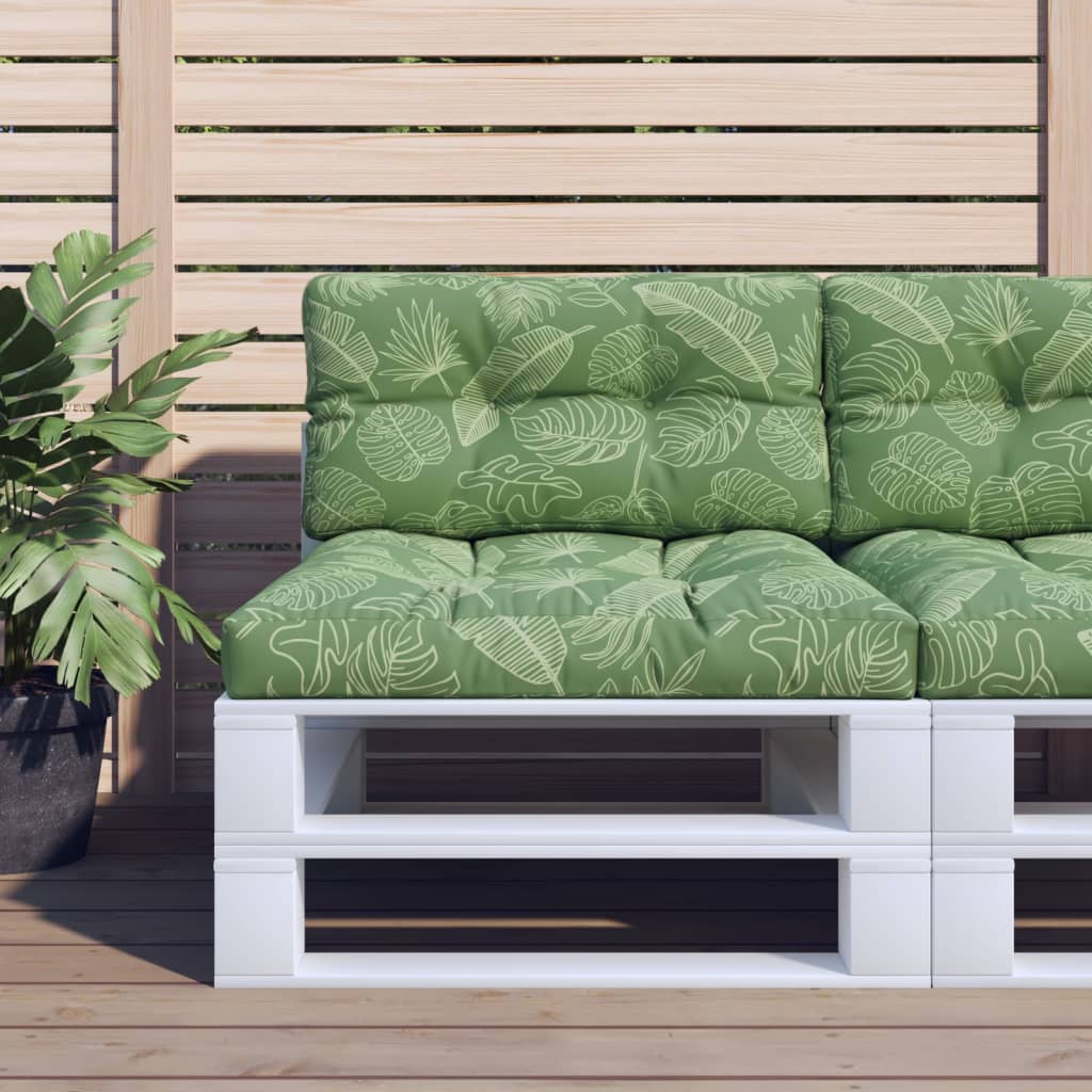 Poduška Na Palety Vzor Listů Textil Motiv Listu