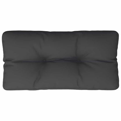 Poduška Na Palety Černá 80 X 40 X 12 Cm Textil