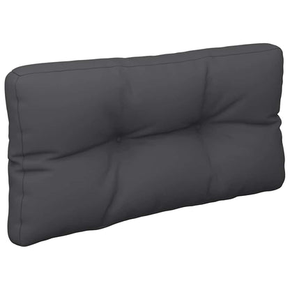 Poduška Na Palety Černá 80 X 40 X 12 Cm Textil