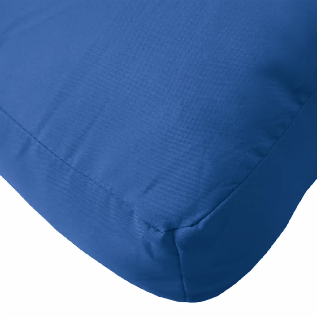 Poduška Na Palety Královsky Modrá 80 X 40 X 12 Cm Textil